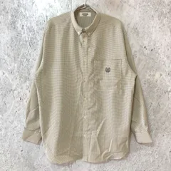 Auntie Rosa Holiday アンティローザホリデー ボタンダウン オーバーサイズ シャツ アイボリー（ 格子 チェック柄 ） Fサイズ 〇□のサムネイル