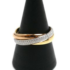CARTIER カルティエ トリニティ ショルダーバッグ ピンクベージュ L1002481 レディース【中古】【美品】 Cartier - CARTIER カルティエ トリニティ ショルダーバッグ ピンク