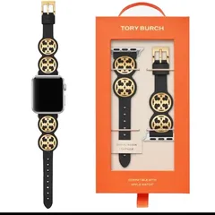 新品　訳あり　特価　トリーバーチ TORY BURCH アップルウォッチ ベルト レディス バンド TBS0037 ゴールド  ブラック ブランドのサムネイル