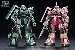 [중고] HGUC 1/144 샤아 전용 자쿠 & 양산형 자쿠 THE ART OF GUNDAM OSAKA 메탈릭 에디션 [기동전사 건담전] 오사카 회장 한정 아이템