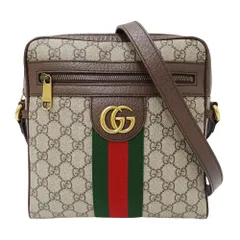 グッチ GUCCI バッグ レディース ブランド ショルダーバッグ オフィディア GGスプリームキャンバス GGスモール メッセンジャーバッグ ベージュ 547926 斜めがけ おしゃれ ロゴ おでかけ 普段使い 【中古】