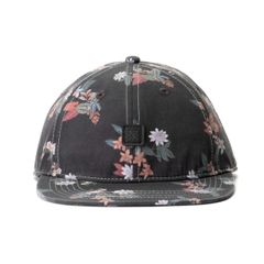 【ROARK】新品 正規 送料無料 "PALAWAN FLORAL" 6PANEL CAP - MID / BLACK / サーフィン / スノーボード / スケートボード / 旅 / トラベル / モーターサイクル / ストリート