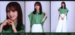 乃木坂46 会場限定ランダム生写真 佐藤楓 緑×白コーデ コンプ