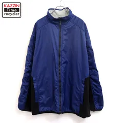 90s vintage NIKE フリース切り替え 裏地フリース ナイロンジャケット メンズ 表記XLサイズ