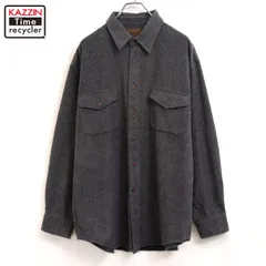 90s vintage STJOHN'SBAY シャモアクロス 長袖シャツ メンズ 表記Lサイズ