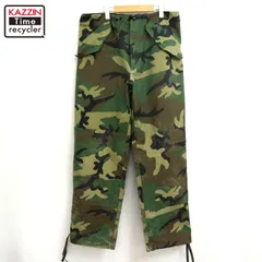 00s U.S.ARMY ウッドランドカモ ECWCS ゴアテックス ミリタリーパンツ メンズ 表記MEDIUM-LONGサイズ