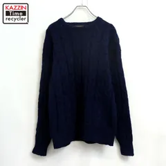 90s vintage Eddie Bauer ケーブル編み ニットセーター メンズ 表記Mサイズ