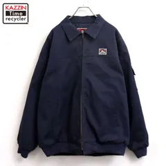 00s BEN DAVIS ワーク 裏地キルティング ジャケット メンズ 表記Lサイズ