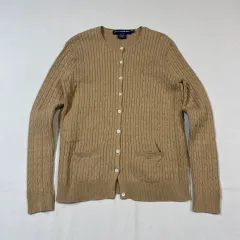 ポロ ラルフローレン コットン ケーブル編み カーディガン