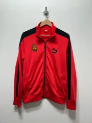 PUMA プーマ レッド/ブラック トラック ジャケット L