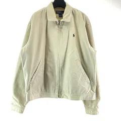 【中古】90～00s RALPH LAUREN スイングトップ サイズM ベージュ ラルフローレン[17]