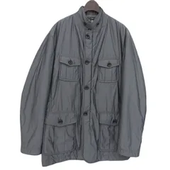 BURBERRY バーバリー 三陽商会 サイズLL ナイロン ジップアップ 4ポケット ジャケット コート アウター レディース グレー YB0124 【中古】