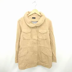 アパートバイローリーズ apart by lowrys コート アウター ラウンドカラー ミドル ライナー ジップアップ M ベージュ 茶 /TT18のサムネイル