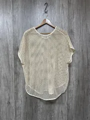 CIAOPANIC TYPY チャオパニックティピー メッシュ編み ワイド幅 カットソー sizeF/ベージュ ■■ レディース