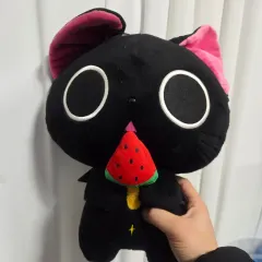 ヴィンテージ トイ キャラクター グッズ 古典 ぬいぐるみ 猫 ニャンFIRE BIG 大型 スイカ