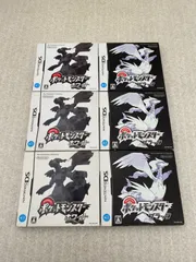 ポケットモンスター　ブラック　ホワイト　外箱付　DS　ソフト　6点