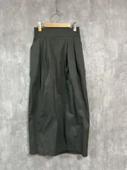 SELECT MOCA セレクトモカ ボリューム タック コクーンスカート ロング スカート sizeF/グレー ■■ レディース