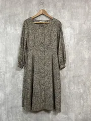 美品 laboratory work ラボラトリーワーク ツイードプリント タグ付き Iライン ワンピース sizeM/マルチカラー  ■◇◎レディースのサムネイル
