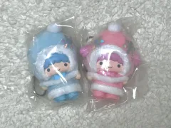 未開封 サンリオ ちびとも シークレット キーホルダー 雪の精霊 キキ ララ リトルツインスターズ