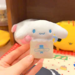 サンリオ シナモロール ぬいぐるみ バッジ