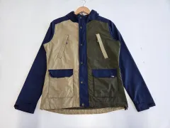 THE NORTH FACE ザノースフェイス フード ウィンドブレーカー カーキ/ベージュ/ブルー 80