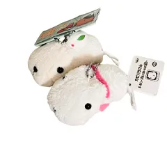 古典 雪うさぎ 手袋 白 カピバラさん ぬいぐるみ キーホルダー