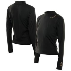 뉴 엘라 여성 탑스 티셔츠 목 목 긴팔 Womens New Era Black New York Liberty Glam Game Mock Neck LongSleeve