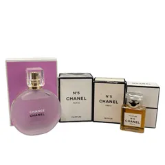 186000 現状品 CHANEL シャネル 香水&ヘアオイル　まとめ チャンスオータンドゥル　ヘアオイル ホワイト、ピンク №5 レディース 3点まとめ売り