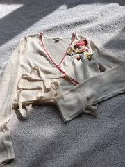 ポロラルフローレン アイボリー 刺繍 カーディガン