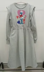 0310-08 裏起毛 ロング ONE PIECE