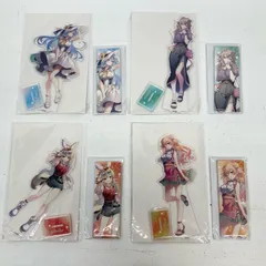 【イオン広店】 8点 ホロライブ ねぽらぼとおでかけ ビッグアクリルスタンド 缶バッジ おでかけver. GiGO 【718】