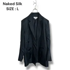 Naked Silk  シルクジャケット　ライトジャケット　メンズ古着　インポート古着　シャツジャケット　ヴィンテージ古着　古着ジャケット