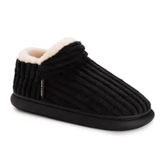 ムクルクス レディース シューズ サンダル アンクル ブーツ MUK LUKS Aveline Womens Lined Ankle Bootie Slippers Black ブラック