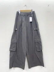 epnok エプノック スナップボタン タック カーゴパンツ ワイドシルエット ワンウォッシュ加工 カーゴ パンツ sizeS/カーキ ■■レディース