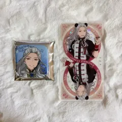 あんさんぶるスターズ！ 星形 スクエア 缶バッジ ブラッサム トランプ カード 2弾 乱 凪砂 Eden ADAM