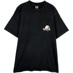 古着 00年代 ハーレーダビッドソン Harley-Davidson 鷲柄 イーグル柄 トライバル モーターサイクル バイクTシャツ USA製/eaa629645