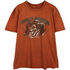 古着 ハーレーダビッドソン Harley-Davidson ファイヤーパターン ジョーカー モーターサイクル バイクTシャツ メンズM相当/eaa629649