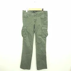 アンドバイピー&ディー ピンキー&ダイアン & by P&D パンツ カーゴ デニム ストレート ジップフライ 38 緑 グリーン /TT5のサムネイル
