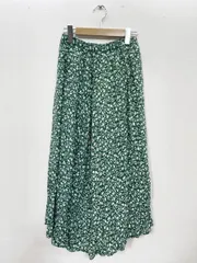 URBAN RESEARCH DOORS アーバンリサーチドアーズ 小花柄 フレア スカート sizeONE/緑 ■■レディースのサムネイル