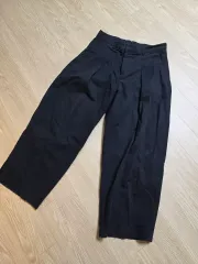 ワンタック バルーンパンツ ブラック アイボリー まとめ出品