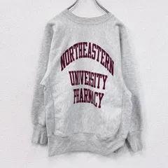 古着 used　90s　Champion　チャンピオン　リバースウィーブ　スウェット/トレーナー　刺繍タグ　霜降りグレー　XLサイズ