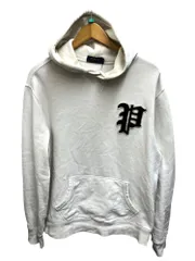 POLORALPH LAUREN (ポロラルフローレン) ワンポイント 長袖 パーカー Ｍ ホワイト メンズ/036