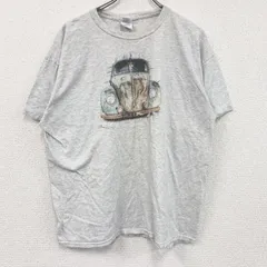 古着 used　GILDAN　ギルダン　半袖プリントTシャツ　灰色　グレー　XLサイズ