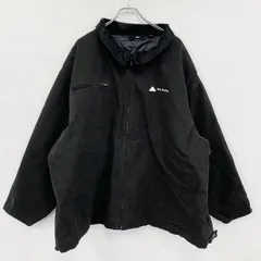 古着 used　dunbrooke　フルジップダックジャケット　コーデュロイカラー　黒　ブラック　3XLサイズ