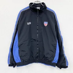 古着 used　OFFICIAL SPORTS　NISOA　フルジップナイロンジャケット　黒　ブラック　XLサイズ