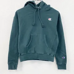 古着 used　Champion　チャンピオン　リバースウィーブ　スウェットパーカー/フーディー　モスグリーン　XSサイズ