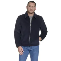 ドッカーズ メンズ アウター ジャケット・ブルゾン コーデュロイ ダウン Dockers Corduroy Laydown Collar James Dean Jacket Navy ネイビーのサムネイル
