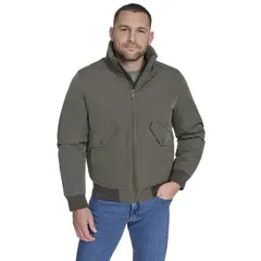 ドッカーズ メンズ アウター ジャケット・ブルゾン Mens Dockerstand Collar Performance Bomber Jacket Olive オリーブのサムネイル