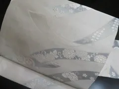 a2507-72 名古屋帯 九寸 美品 正絹 着物 名古屋仕立て