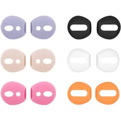 【新品】 A-Focus イヤーピース 「Fit in the Case」シリコン製 付けたまま充電可能 イヤホンカバー 1・2世代対応 シリコン イヤホンカバー イヤーチップ 6セット12個 カラフル 6カラー